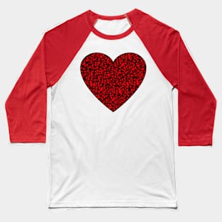 Red Bubble Heart Baseball T-Shirt